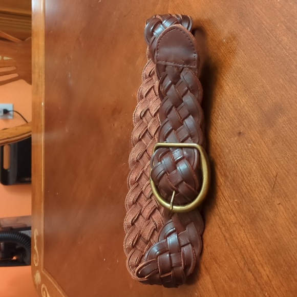Abercrombie leather braided  belt XS/S main image 5